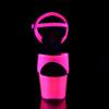 Pleaser - ADORE709UV Sandale à bride à la cheville, Pole dance chaussures - Chaussures de pole dance - Rose Product image